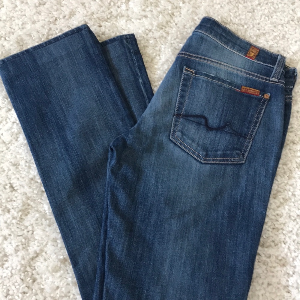 Straight Leg 7 for all Mankind Jeans
